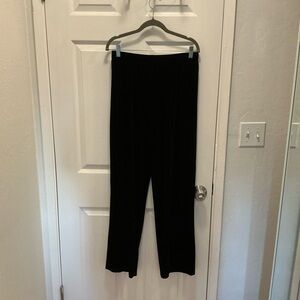 Impressions Elegant Black Wide Leg Pants